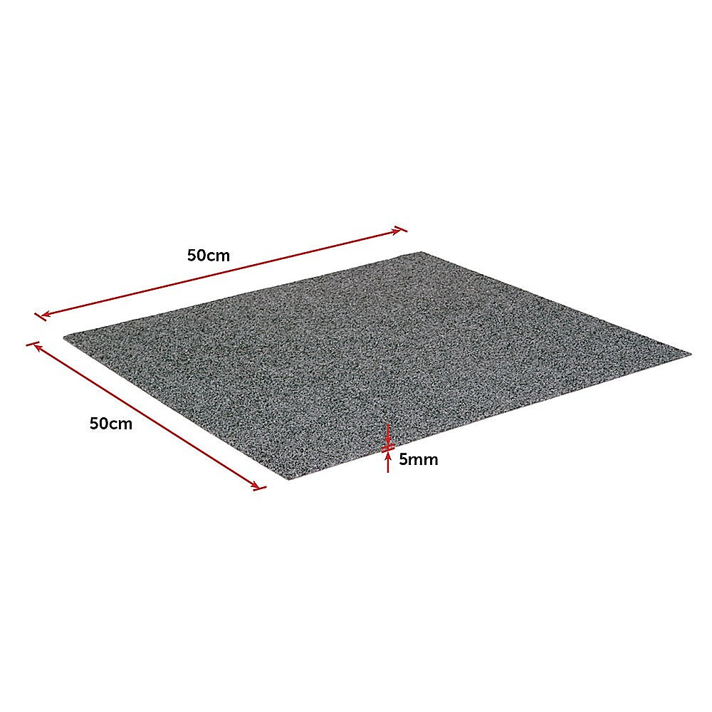 5m 2 Box of Premium Carpet Tiles Commercial Domestic Office Heavy Use Flooring Grey