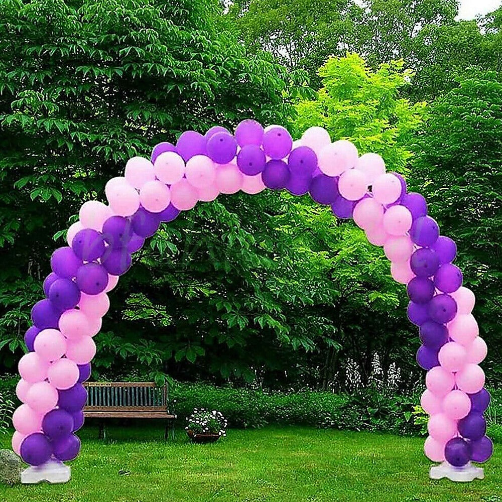 3x4m Full Set Balloon Arch Column Kit Floor Base Stand For Wedding & Party