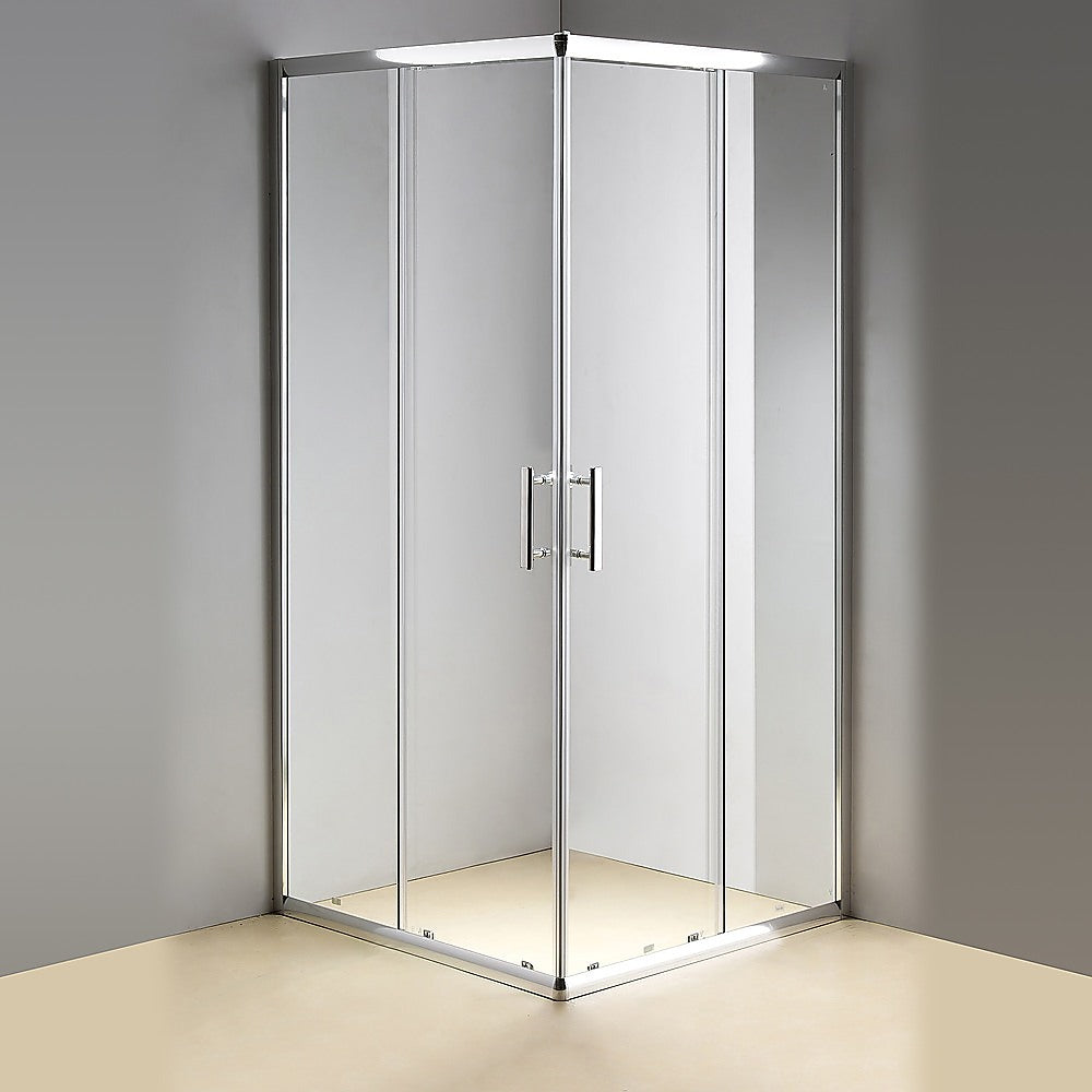 900 x 900mm Sliding Door Nano Safety Glass Shower Screen By Della Francesca