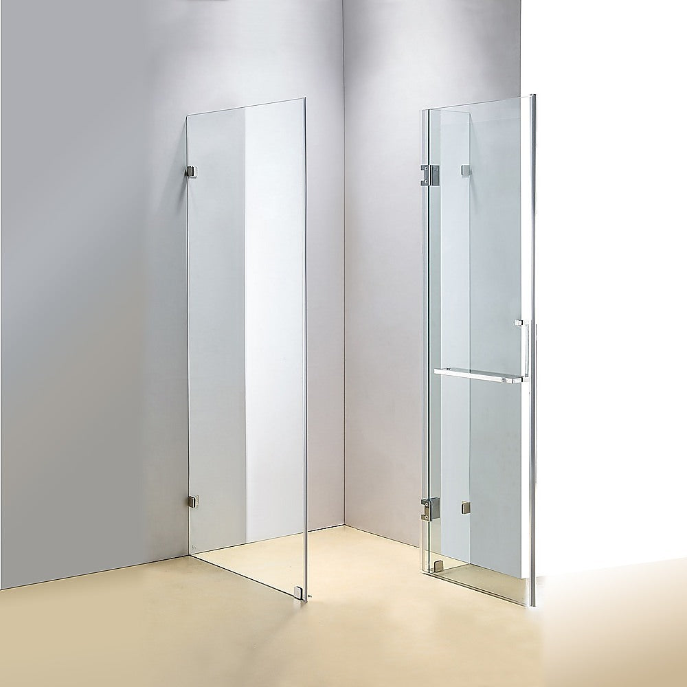 1000 x 700mm Frameless 10mm Glass Shower Screen By Della Francesca