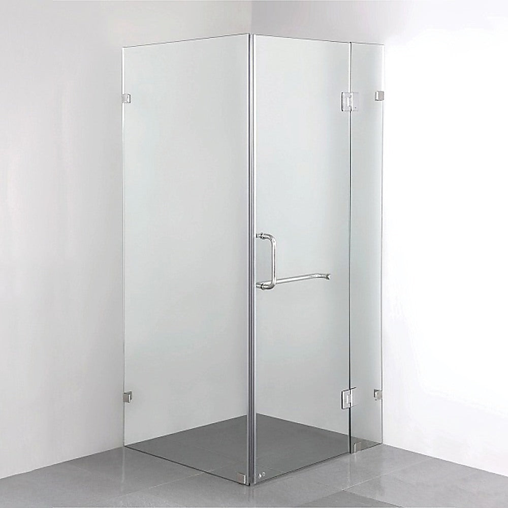 1000 x 900mm Frameless 10mm Glass Shower Screen By Della Francesca