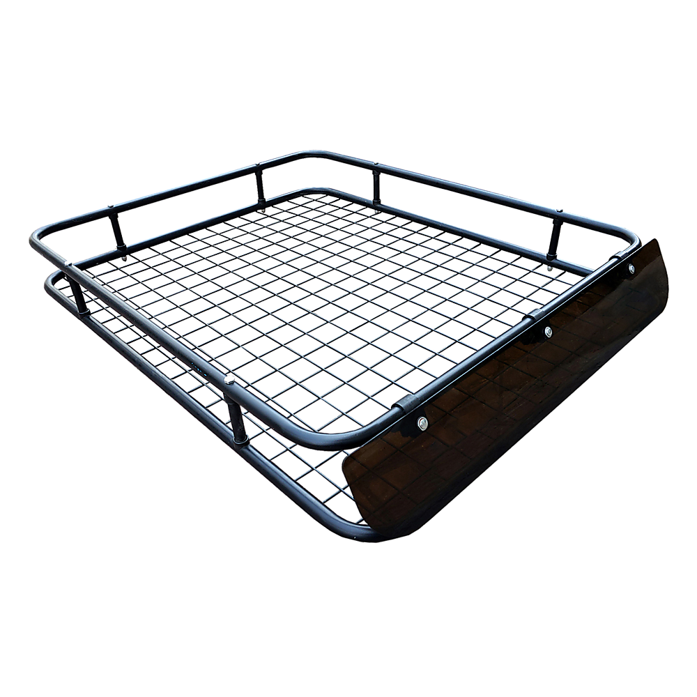 Universal Roof Rack Basket - Car Luggage Carrier Steel Cage Vehicle Cargo