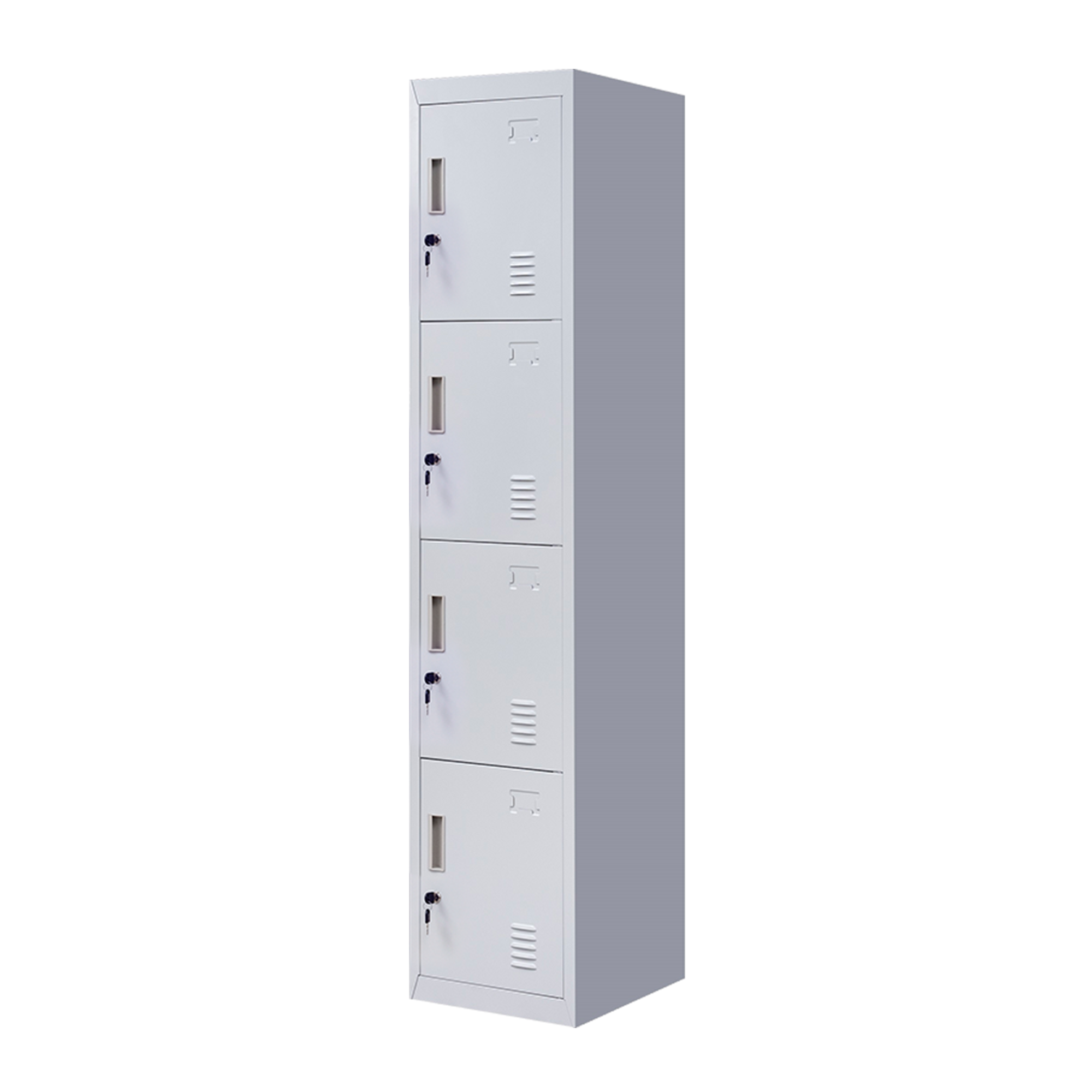 4-Door Vertical Locker for Office Gym Shed School Home Storage