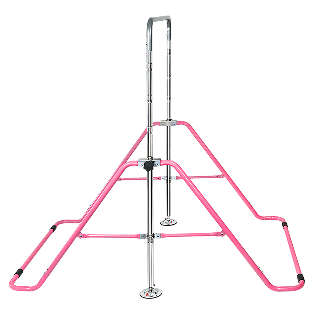 Kids Gymnastics Bars Training Horizontal Bar Monkey Kip Bar Pink