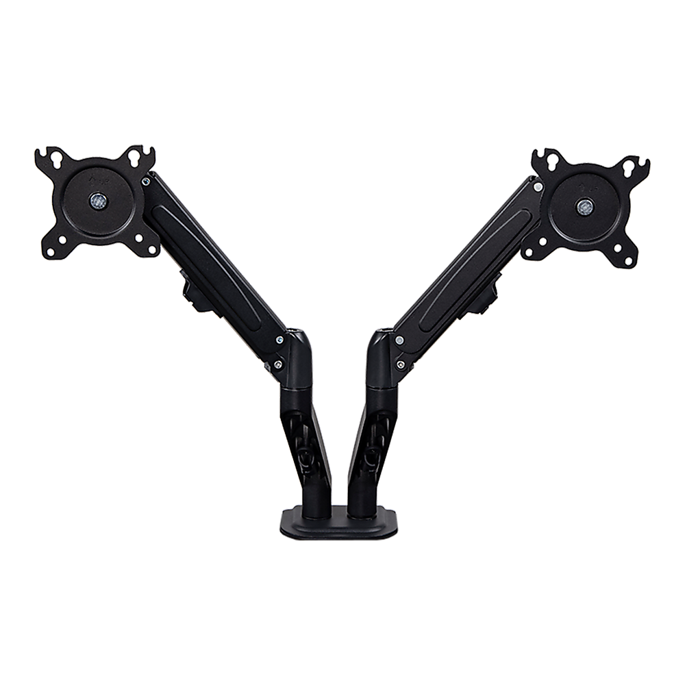 Dual Screen Gas-strut Monitor Stand Mount Desktop Bracket for LED/LC