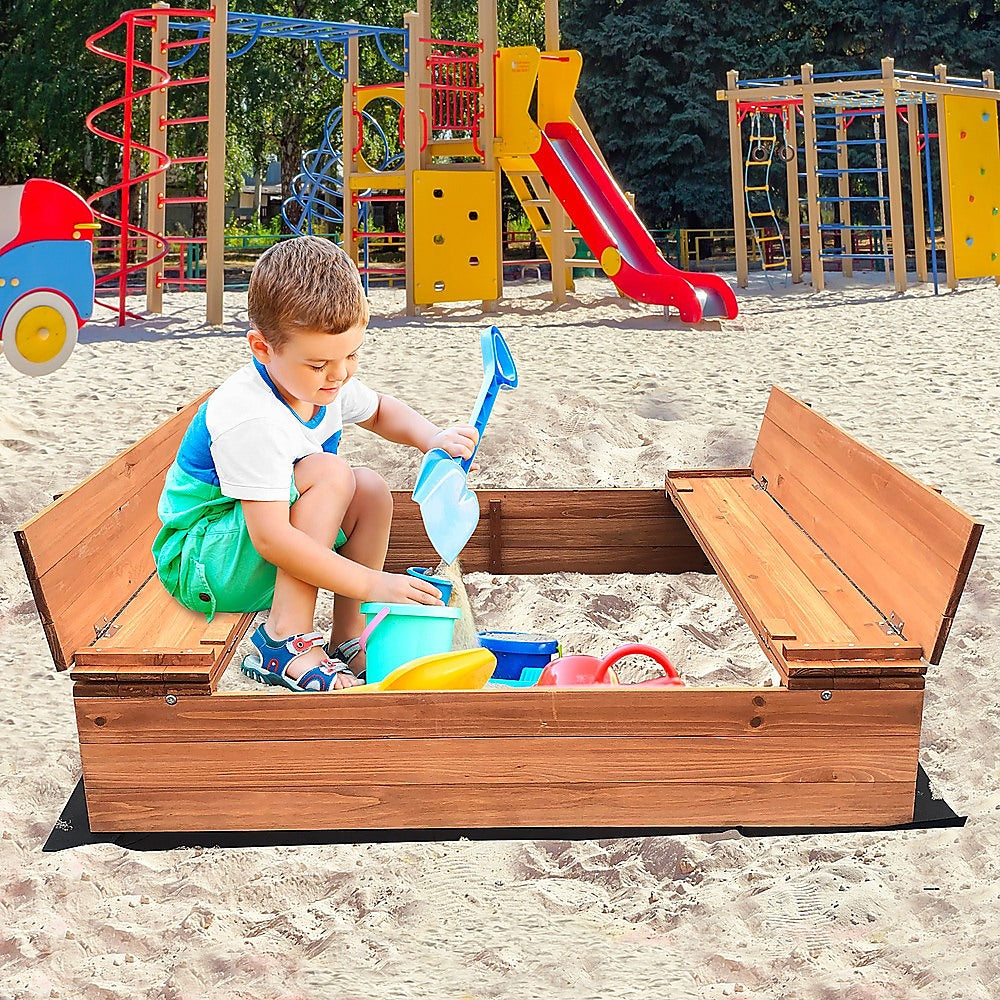 Sandpit Kids Wooden Sand box