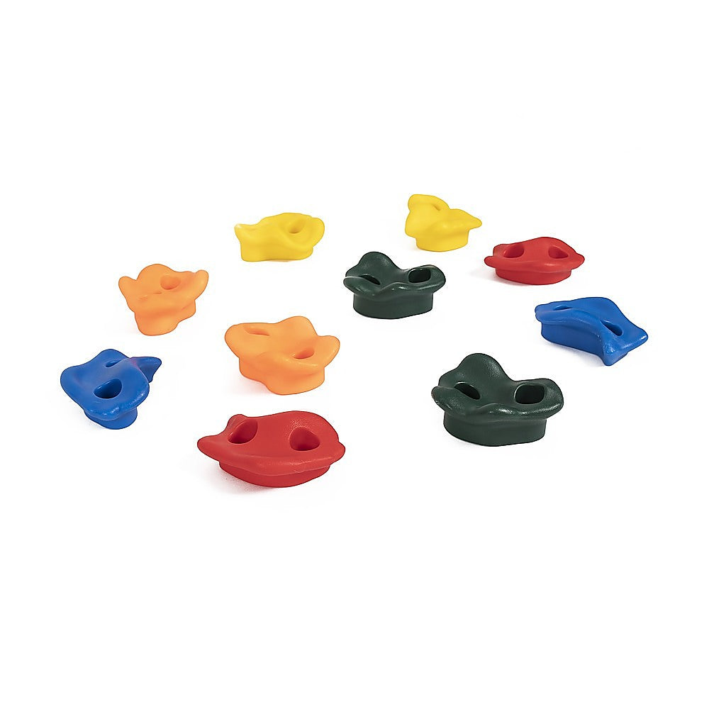 Deluxe 10 x Holds for Rock Climbing Wall Kids Outdoor Playground