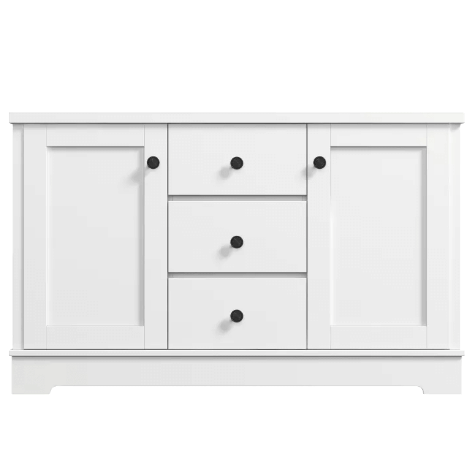 Margaux White Coastal Style Sideboard Buffet Unit