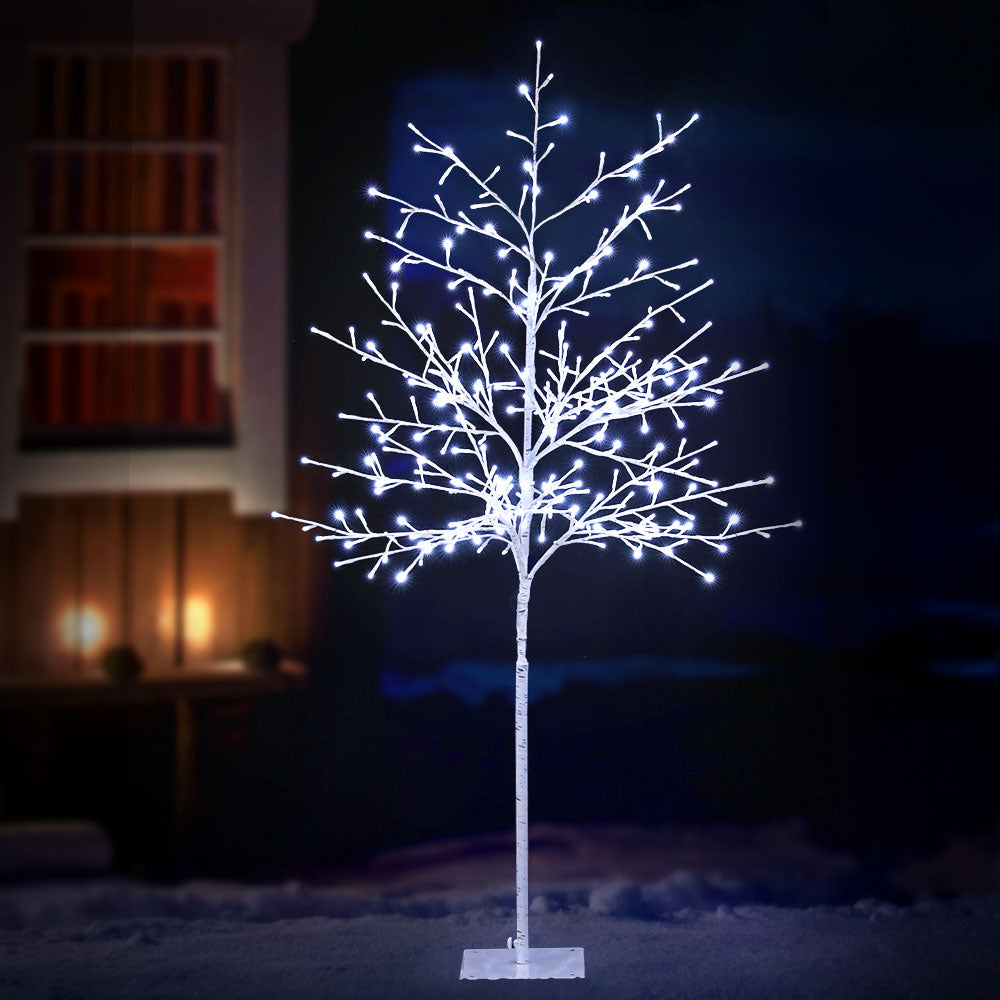 Jingle Jollys Solar Christmas Tree 1.5m Twigs 304 LED Lights Xmas Tree