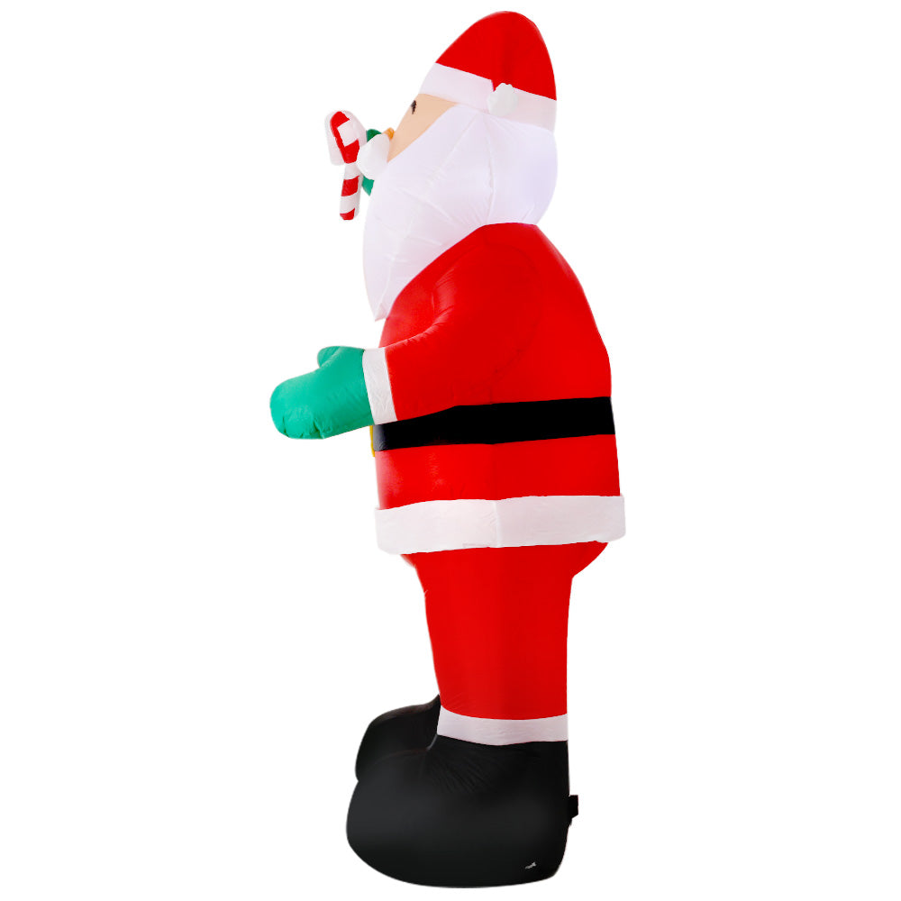 Jingle Jollys Christmas Inflatable Santa 3M Xmas Outdoor Decorations LED Lights