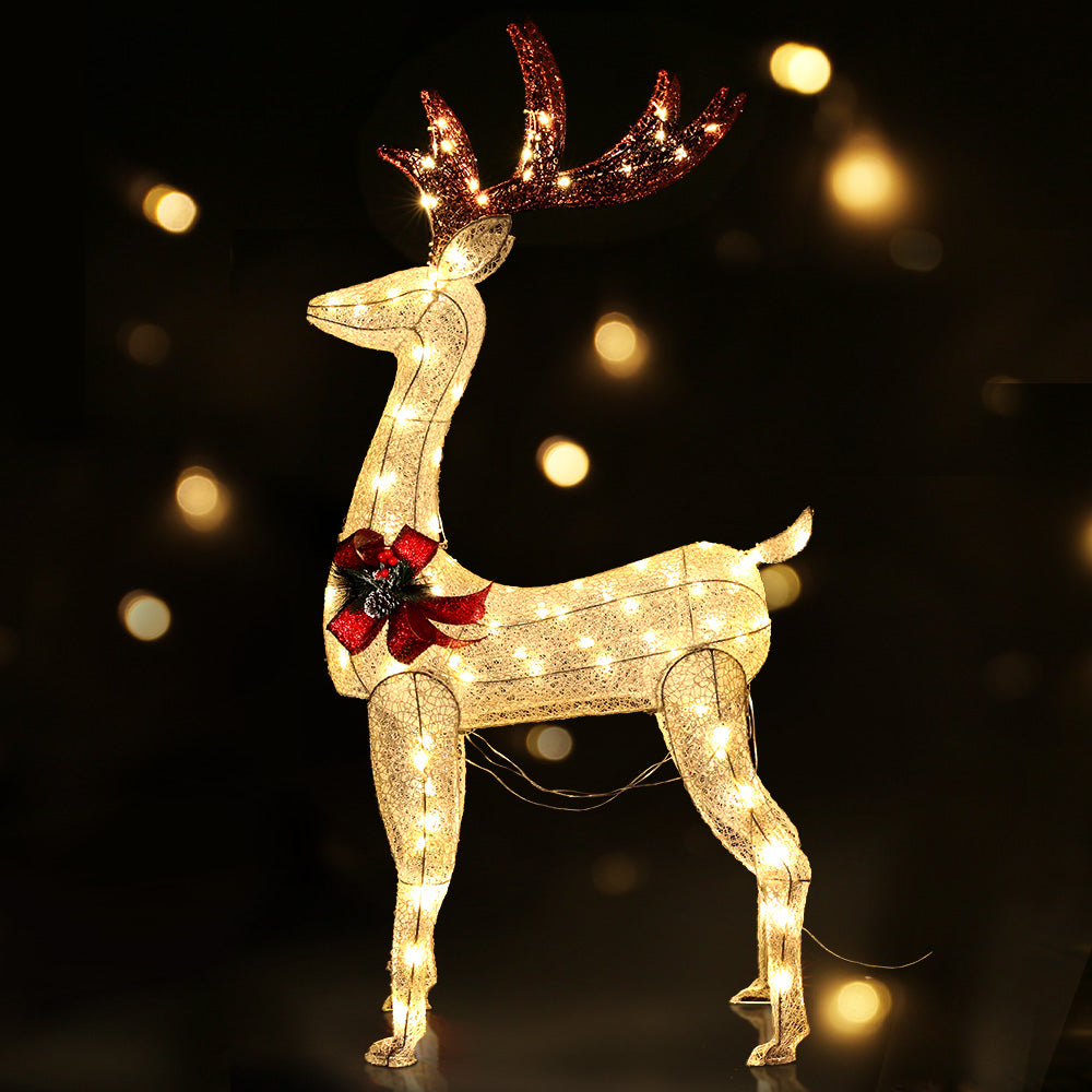 Jingle Jollys Christmas Lights LED Light Motif Reindeer Outdoor Decoration 3D